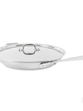 All-Clad D5 Stainless Steel 14" Fry Pan w/ Lid